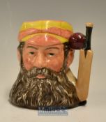 W.G. Grace Royal Doulton Cricket Character/Toby Jug c1989– titled The Champion W.G Grace (1848-1915)