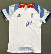 2012 Gt Britain London Olympic Team signed competitors used shirt – Handball team signed to the