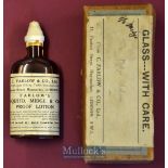 Fine and rare C Farlow & Co Ltd 11 Panton St London bottle of “Farlow’s Mosquito^ Midge and Gnat