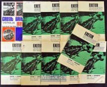 Collection of Exeter Falcons Speedway programmes from 1968 plus 5 from the early ‘70s (27) –