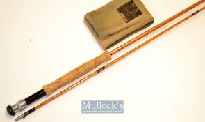 Good Hardy Bros England “The Perfection” Palakona trout fly rod ser. no H21519 - 9ft 6in 2pc with