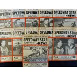 Collection of 1962 Speedway Star & News weekly magazines (11) – a complete run commencing Jan 6th