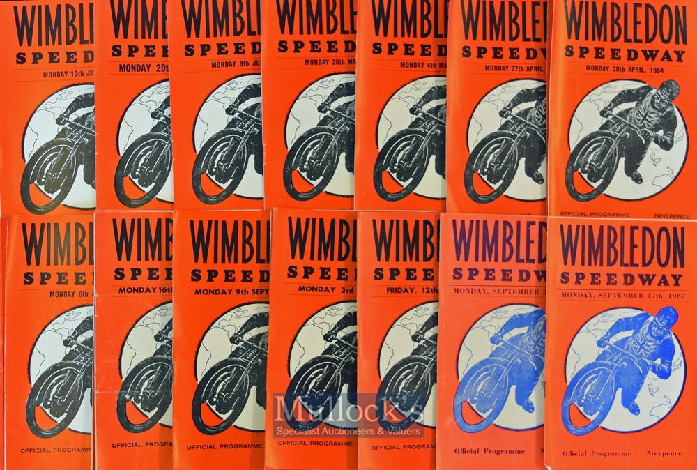 Collection of Wimbledon Speedway Programmes from 1959 to 1973 (70) – 4x ‘59 including The World - Image 3 of 4