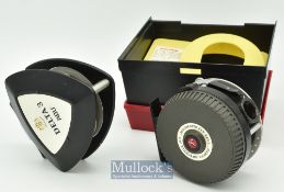 Reels (2): - Fine Garcia Mitchell 710 automatic fly reel with retrieve lever^ O ring line guide^
