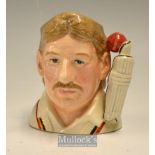 Ian Botham O.B.E Royal Doulton Cricket Character/Toby Jug c1998– ser. no D7091 ltd ed no 334/