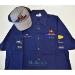David Coulthard Formula One Red Bull Official Racing Team signed cap and a Racing Team issued