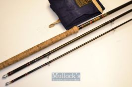 Hardy Bros “Graphite Salmon Fly” rod - 15ft 4in 3pc^ line 10# - with alloy screw locking reel