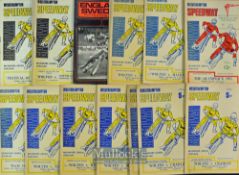 1971 Wolverhampton Speedway Programmes (23) – 11x home meetings to incl 1-5^ 7^ 8^ 11^ 15^ 23 and 32