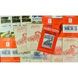 Collection of Harringay^ Rye^ and Newport Speedway programmes mostly from the 1960s (21) – 1x