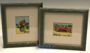 2x Interesting United Tobacco Co Cape Town Motor Sports cigarette cards c1936 – titled Sports &