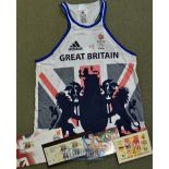 2016 Rio Olympic Games Gt Britain Ladies Gold Medal Rowing team signed shirt and other Olympic