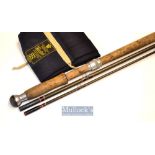 Hardy “Graphite Salmon Fly” Rod -13’9” 3pc (line weight guide worn) usually 9/10# with Agate lined