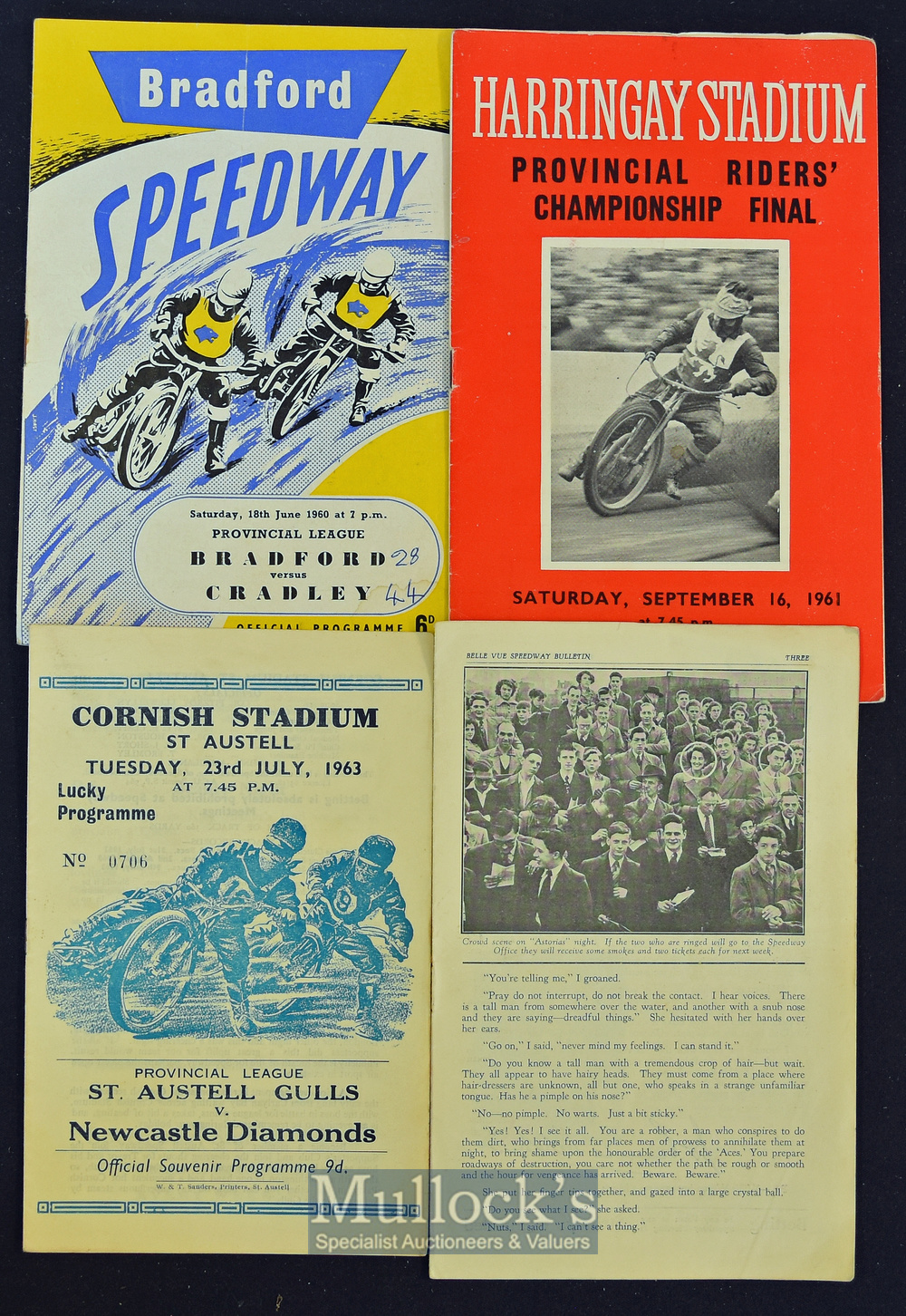 Assorted Speedway programmes from the 1950s/60s (16) – 2x Norwich’ 54 and’ 64; 8x New Cross (3x 59)^