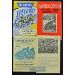 Assorted Speedway programmes from the 1950s/60s (16) – 2x Norwich’ 54 and’ 64; 8x New Cross (3x 59)^