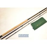 Fine unused Shakespeare Royalty Salmon Fly” Carbon Rod – 14ft 3pc line 10-11#-fitted with Fuji style