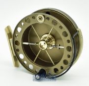 J.W. Young & Sons The Purist II 2021 centrepin reel 3 3/4” with on/off check^ S/R 0020^ runs
