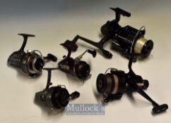 Selection of Various spinning fishing reels to include Shakespeare OMNI-X 050^ Shakespeare Noris