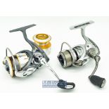 3x Good spinning reels - Daiwa Theory 2500 and Exceler 1500a spinning reels both with little signs