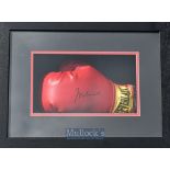 Muhammad Ali World Heavyweight Boxing Champion signed boxing glove picture frame display –