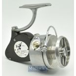 Fine Hardy Bros The Exalta spinning reel – c/w LHW folding handle^ reversing stem^ alloy spool –