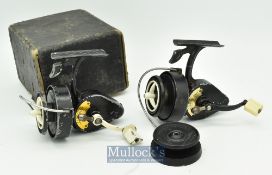 K.P Morritt’s ‘Intrepid’ and ‘Intrepid-de-luxe’ fixed spool spinning reels plus a de-luxe model