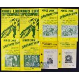 Collection of King’s Lynn and King’s Lynn 2 Speedway programmes from the 1960/70s (24) to incl