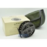 Orvis Rocky Mountain Turbine II fly reel 3 ½” with counter weight handle^ die-cast aluminium^