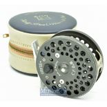 Good Orvis C.F.O.III alloy trout fly reel – 3” dia with smooth alloy foot^ dual “H” alloy line guide