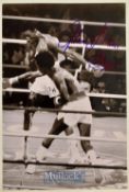 Tommy “The Hitman” Hearns World Boxing Champion signed boxing photograph – signed in felt tip pen