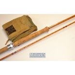 Good Hardy Bros “The Wye” Palakona Salmon fly rod ser. No. H10927 – 11ft 2pc with clear Agate