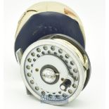 Hardy Bros England Marquis #6 multiplier alloy trout fly reel and spare spool - 3 ¼” dia with