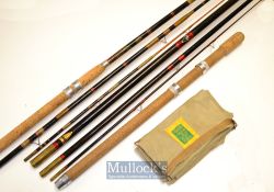 2x Interesting Match Fishing Rods - Good Accles & Pollock “Apollo Taperflash” patent tubular steel