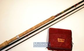 Bruce and Walker “Hexagraph-Walker Salmon” fly Rod - hand built 14ft 3pc – line 10-12# with Fuji