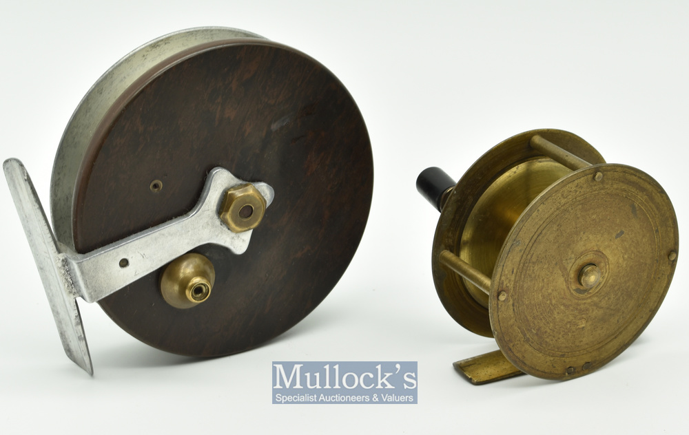 2x interesting Martin James Express Redditch reels – 3.5” dia lightweight alloy and bakelite - Image 2 of 2