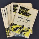 17 x 1972 Newport Div I v Hackney Speedway Programmes – 2nd meeting of the season all with clean