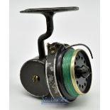 The ‘Helica’ Casting Reel Co Redditch spinning reel patent 383438 half bail^ with line^ runs smooth^