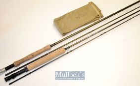 2x good carbon trout fly rods – fine Cortland GRF1000 All Graphite 7ft 6in 2pc brook fly rod line