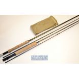 2x good carbon trout fly rods – fine Cortland GRF1000 All Graphite 7ft 6in 2pc brook fly rod line