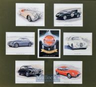 3x Golden Era Sets of “Jaguar Classics” Trade Cards c1993 - each set comprises 7x cards covering the