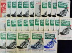 1965 Cradley Heath Speedway Programmes (42) – 27/28 near complete run of home programmes missing