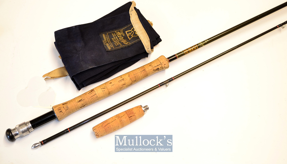 Fine Hardy “Hardy Graphite” sea trout fly rod c/w butt extension -9ft 3in 2pc line 7/8# - clean