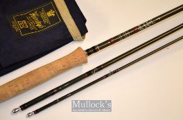 Fine Hardy The Fred Buller Graphite Drifter fly rod – 11ft 3pc line 5# with fuji styled lined butt