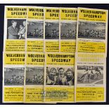 1961 Wolverhampton Speedway programmes (9) to incl First Season in Provincial League One ^ Challenge