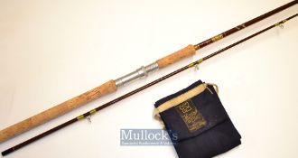 Good Hardy “The Fibalite Spinning 7/8lb” Rod - 8ft 6in 2pc with clear Agate tip guide^ 23 inch