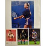 Various Famous Sporting Stars Signed photographs (4) - Anna Kournikova Tennis World No.1 Ladies