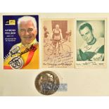 Collection of Tour De France^ World Cycling Champion and Olympic Champion commemorative medal and