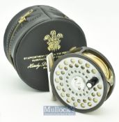 Hardy Bros England The Featherweight alloy trout fly reel 2 7/8” with line^ Masterline DT5F