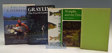 Selection of Trout Fishing Books (5) - Rough Stream Trout Flies^ Nymphs and the Trout^ Trout &