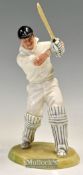 Geoffrey Boycott O.B.E Royal Doulton Cricket Batting Figure c1996 - fine ceramic figure ser. no