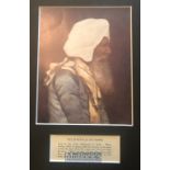 India – c1900s Original print of the Sikh Maharaja of Nabha mounted in acid free board with old